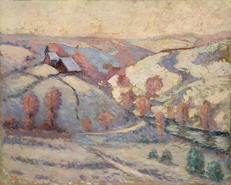Pontcharraud sotto la neve - Pola Museum of Art, Hakone